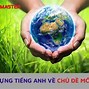 Môi Trường Sống Trong Tiêng Anh